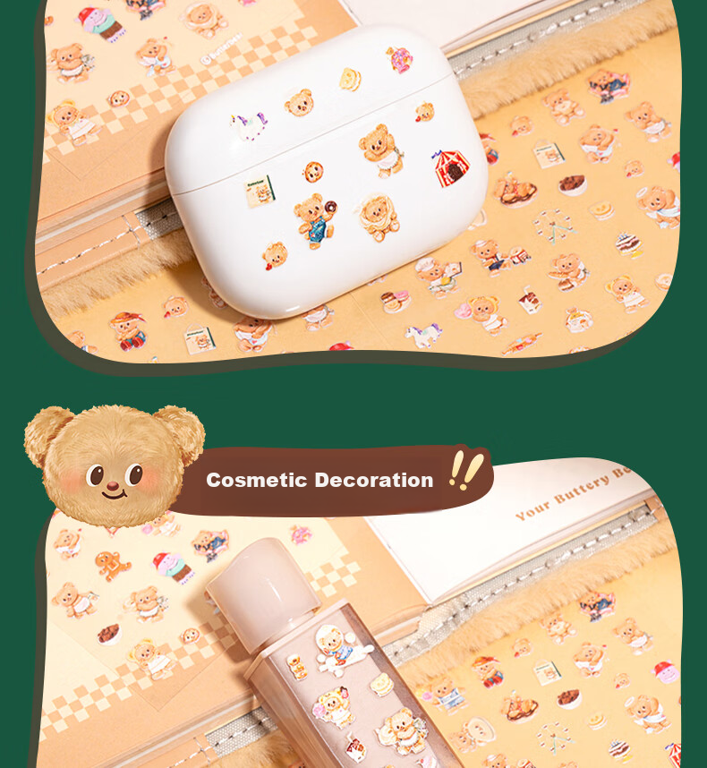 Deli Children's Day Gift Guardian Sweetheart Sticker Book 20 Sheets DIY Craft Fun Stickers Phone Decoration Stickers TX206 11