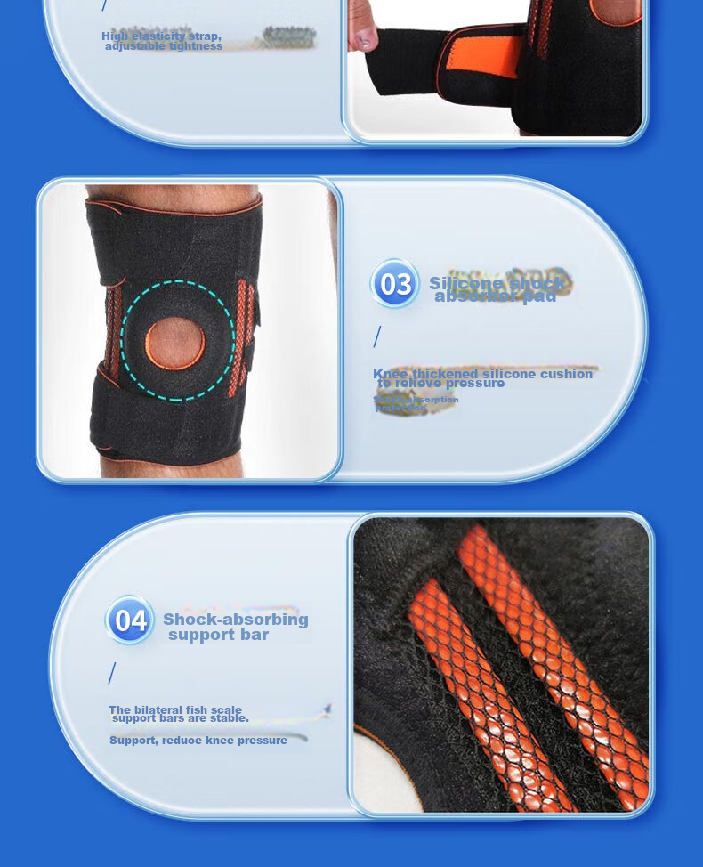 Bamaier [German Professional Children's Sports Knee Pads] Basketball Running Hiking Protective Joint Knee Meniscus Protectio 14