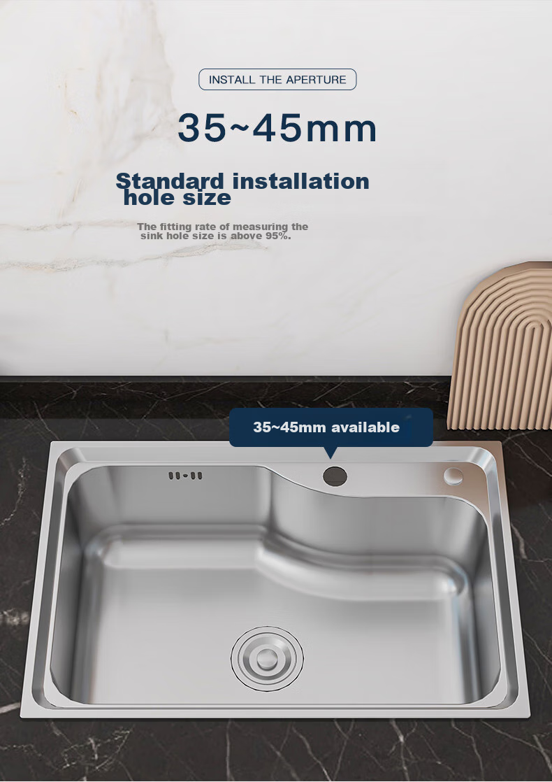 FAENZA Kitchen Faucet, Hot And Cold Sink, 304 Stainless Steel, Rotatable Sink Faucet, F5A9801SS 9