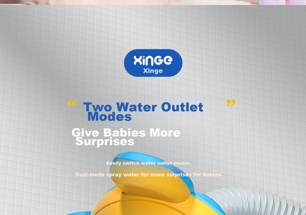 Xinge Baby Bath Toy, Infant Shower Head, Electric Duck, Children's Water Play Toy, Baby Water Play Toy, Birthday Gift for Boys And Girls 8