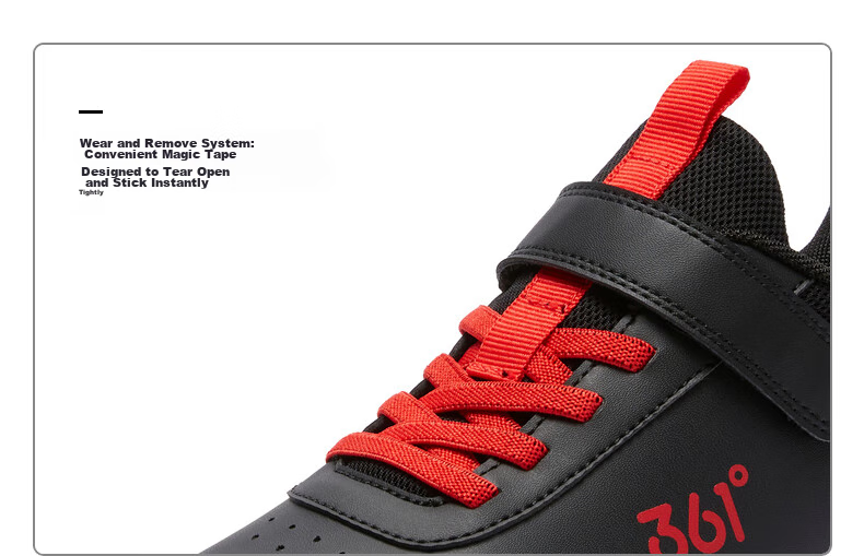 361° Children's Shoes, Kids' Sports Shoes, Winter 2025, for Boys And Girls Aged 3-14, Leather School Running Shoes, Yellow, Size 39 30
