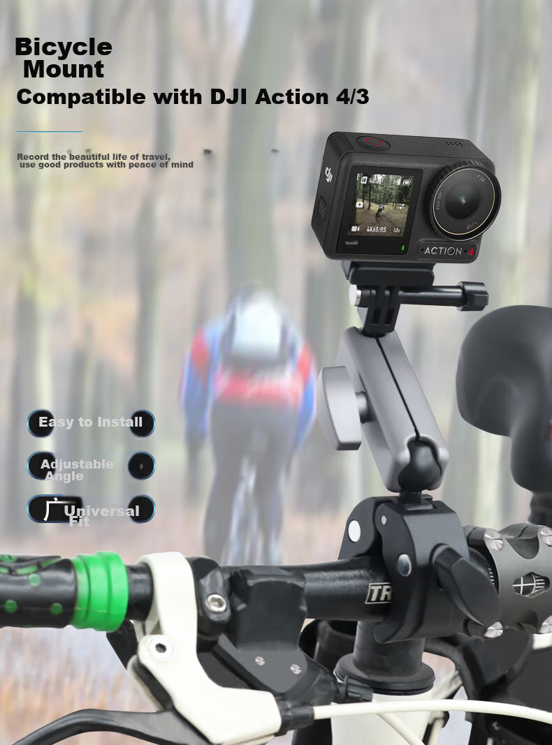 Qiye Head Strap Mount Compatible with DJI Action 4 And Action 5 Pro Accessories, Quick-Release First-Person View Visual Shooting Forehead Vertical Shooting for Lingmou 3 1