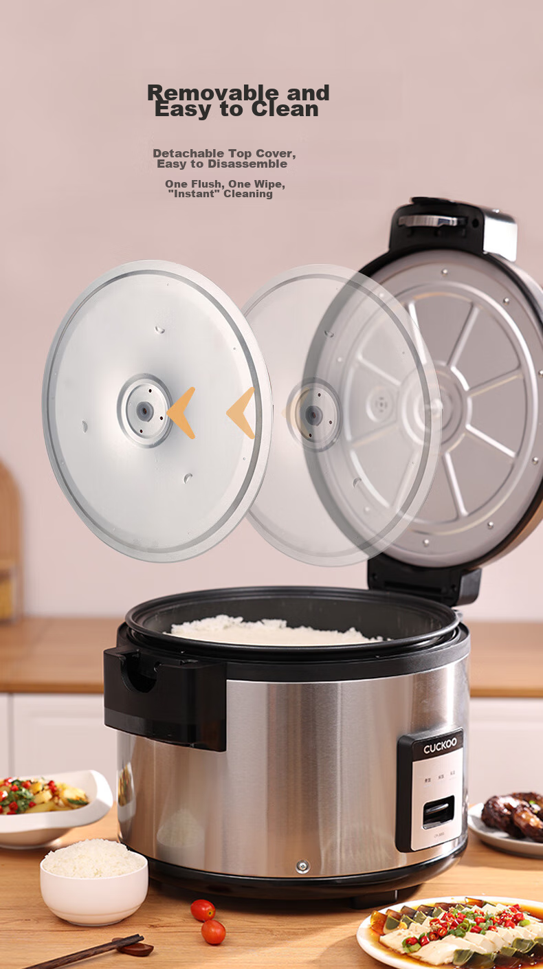 CUCKOO Korean Brand Large Capacity Rice Cooker, Non-Stick Bottom, Easy to Clean, 3D Heating, Long-Lasting Heat Preservation, Electric Rice Cooker, 17.5L, Serves 8+ People, CR-3510R 7