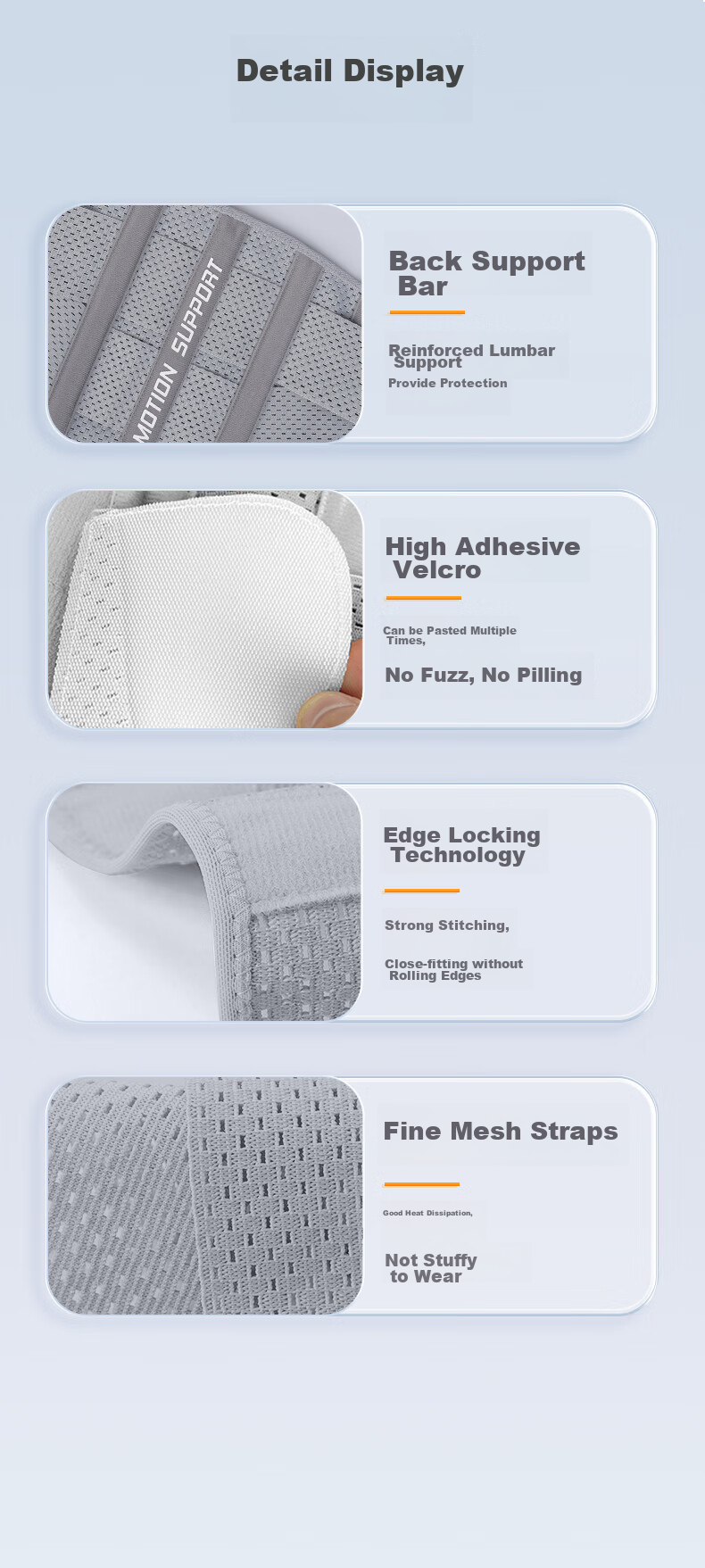 Li-Ning Back Support Belt for Men And Women, Lumbar Disc Herniation, Lumbar Muscle Strain, Elderly, Warmth, Medical-Grade, Long-Sitting Waist Support 12