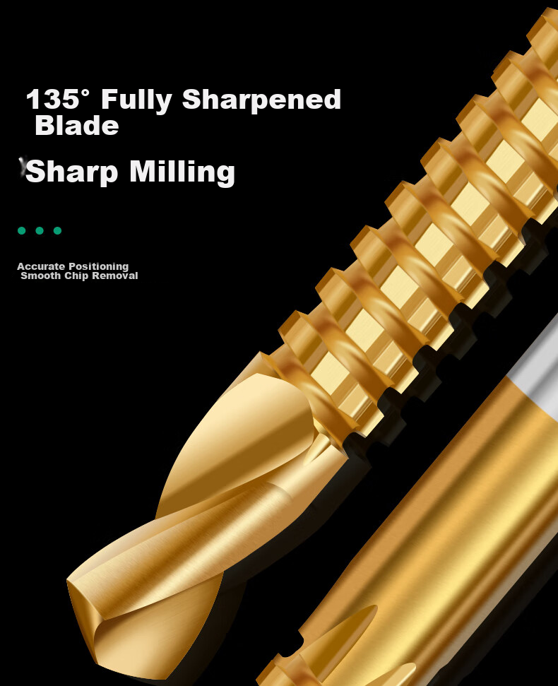 Baolian Stainless Steel Pagoda Drill Bit Set Cobalt Twist Drill Hole Opener Metal Step Drill Bit Set Alloy Reamer Drill Bit 11