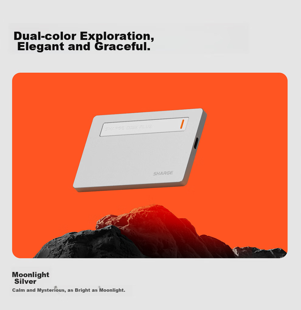 SHARGE Magnetic Hard Drive Enclosure with Bend Cable, USB-C to USB-C Data Transfer, Compatible with Apple IPhone 16, Mobile Phones And Mac Computers 11
