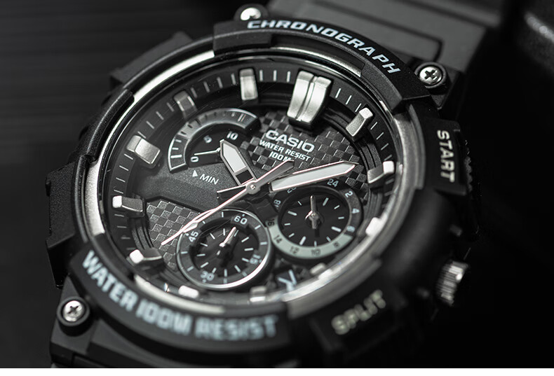 Casio Watch for Men, Black Knight Black Gold Sports Youth Student Waterproof Digital Watch for Men And Women, MCW-200H 33