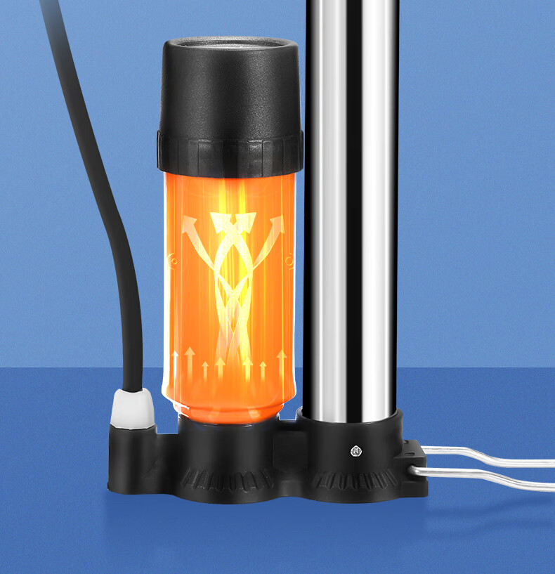 FOREVER Bicycle Pump, Soccer Ball And Basketball Inflation Tube, Electric Battery Universal Pump with Pressure Gauge, Air Hose Inflation Tube 12