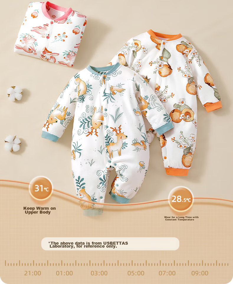 Beitaisi Baby Clothes Spring And Autumn Outfit, Infant Onesie, Pure Cotton, for Boys And Girls, Newborn, Small Age, All-Season Pajamas, Romper 34