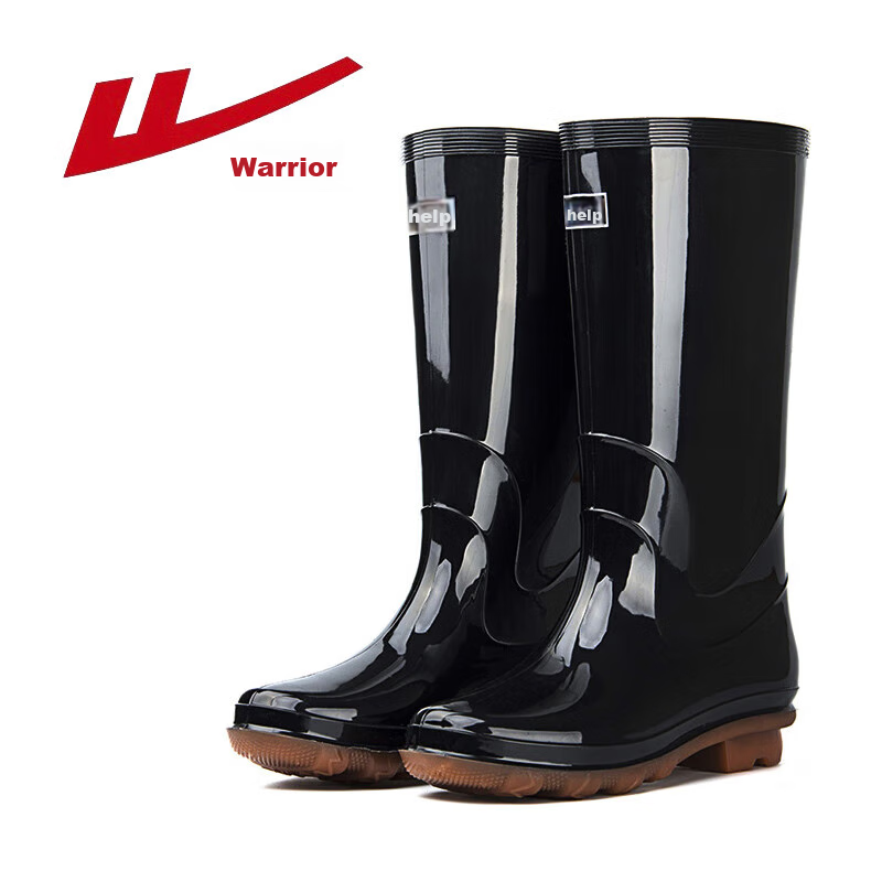 Warrior Women's Tall Rain Boots, Adult Rubber Shoes, Overshoes, Waterproof Footwear, Water Boots, 8513 Tall Style, Size 36