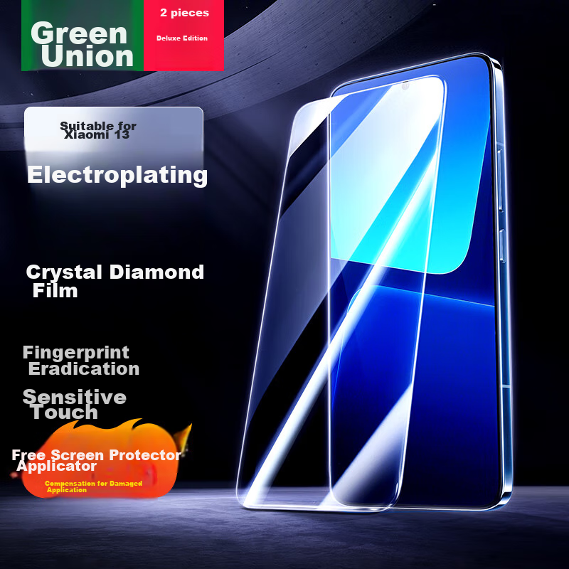 UGREEN Tempered Glass Screen Protector for Xiaomi 13, Full Coverage No Black Border, Ultra-Thin HD Clear, Shatterproof Anti-Fingerprint Anti-Sweat Smooth Touch Screen Protector