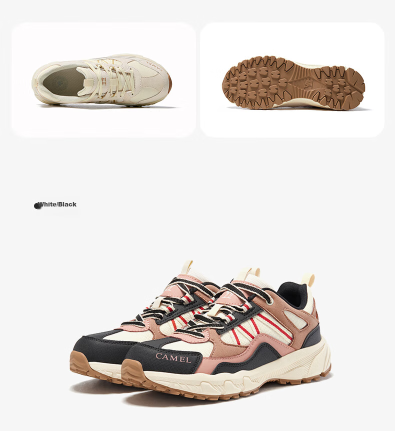 CAMEL [Panlong] Outdoor Hiking Shoes for Men And Women, Cross-Country Running Shoes, Water-Resistant And Non-Slip Trekking Shoes 6784 Size 36 23