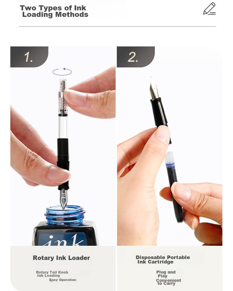 PILOT 88G Fountain Pen, Metal Signature Pen, Ink Metropolitan Series Set, Birthday Gift, FPMR1 Fountain Pen for Students' Calligraphy Practice, Silver Plain Pattern F Nib 7