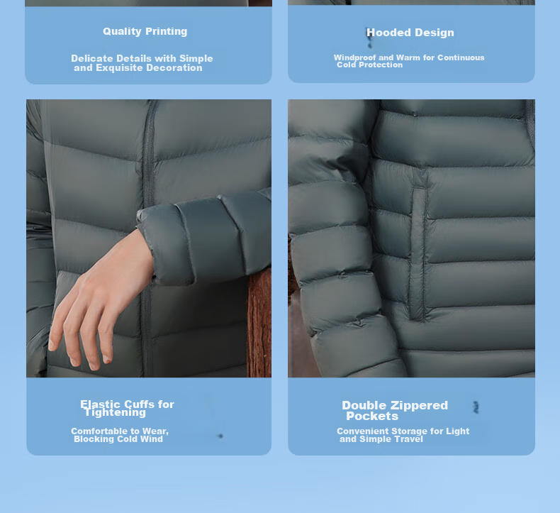 361° Men's Down Jacket Autumn Winter New Lightweight Short Warm Hooded Sports Inner Layer 652544302D-4 15