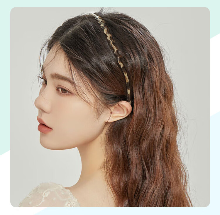 CHIMERA Acetate Hairband with Texture, High-End Hair Clip for Women's Bangs And Ponytail, Hair Accessory, Birthday Gift for Girls 14