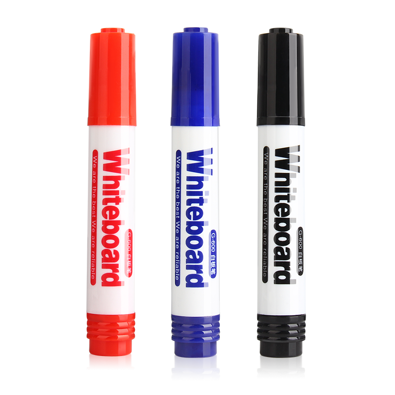 Genvana Blue Erasable Whiteboard Markers, Office Training Supplies, 10 Pieces Per Box, Office Supplies G-600