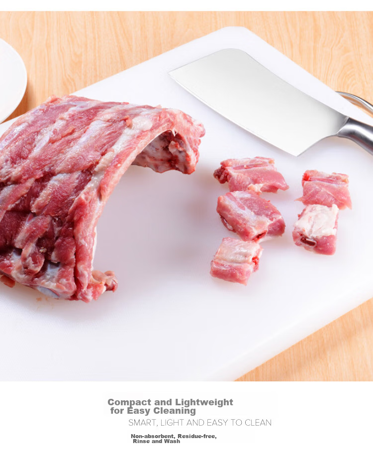 Quanshi Rectangular Cutting Board with Handle, 35*27*1.5cm, Chopping Block for Meat And Vegetables, Bone Cutting Board, Plastic Cutting Block 9