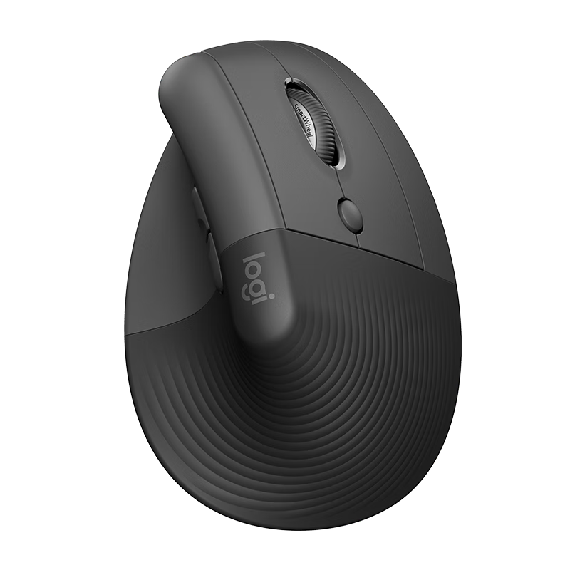 Logitech Lift Ergonomic Mouse Vertical Mouse Small Hand Mouse Wireless Bluetooth Mouse 3-Device Instant Switching with Logi Bolt Receiver Black