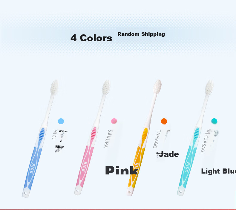 Huibaishi Numa Adult Small Head Toothbrush Lively Deep Clean Gum Care Dopamine Family Pack 6 Pieces Random Colors 6