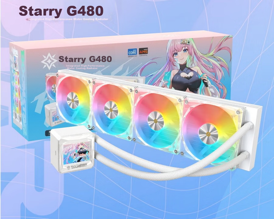 GALAXY Starry G360S All-in-One CPU Liquid Cooler (2.4-inch Custom IPS Screen / Exclusive Software / High-Performance Pump / Multi-Platform Support) 31