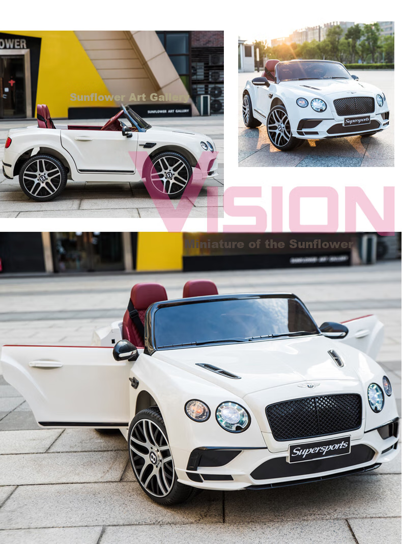 BeRica Children's Electric Car, Four-Wheel Vehicle, Two-Seater Bentley, Remote Control Toy Car for Kids, Rideable Toy Car, Baby Gift 17