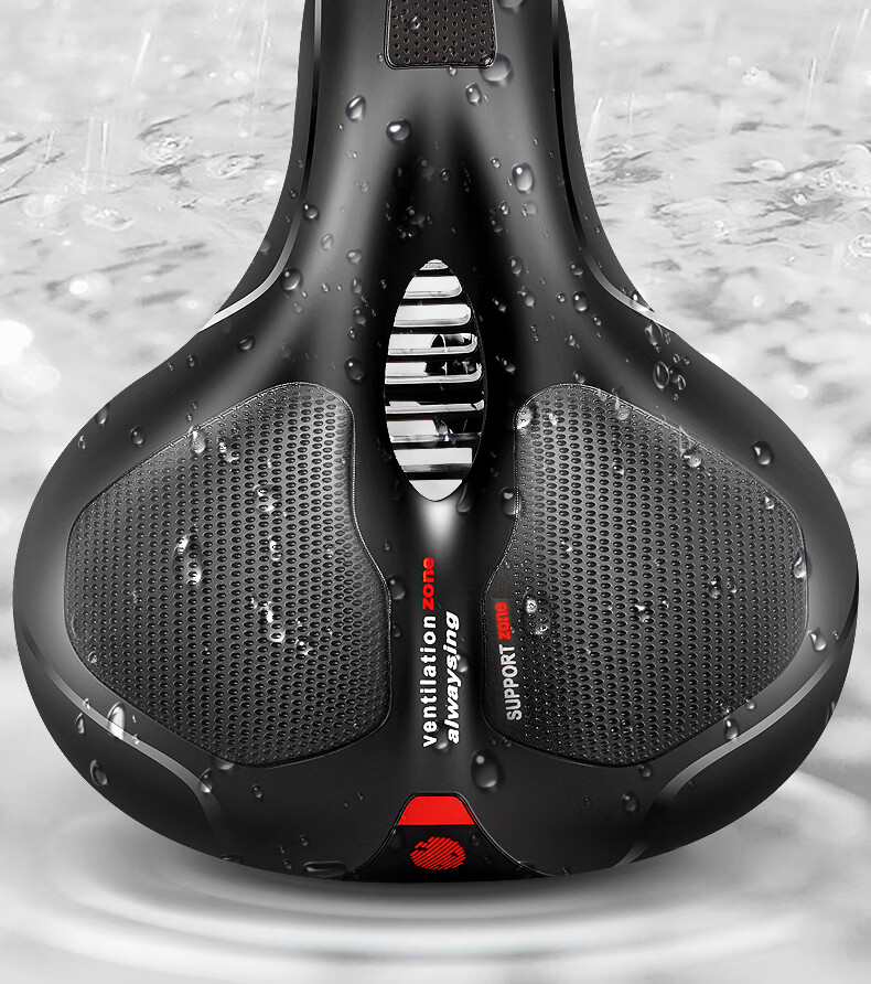 Move Iron Bicycle Seat, Mountain Bike Shock-Absorbing Saddle, Thickened Foam Saddle, Universal Seat Cushion, Cycling Equipment Accessory 5