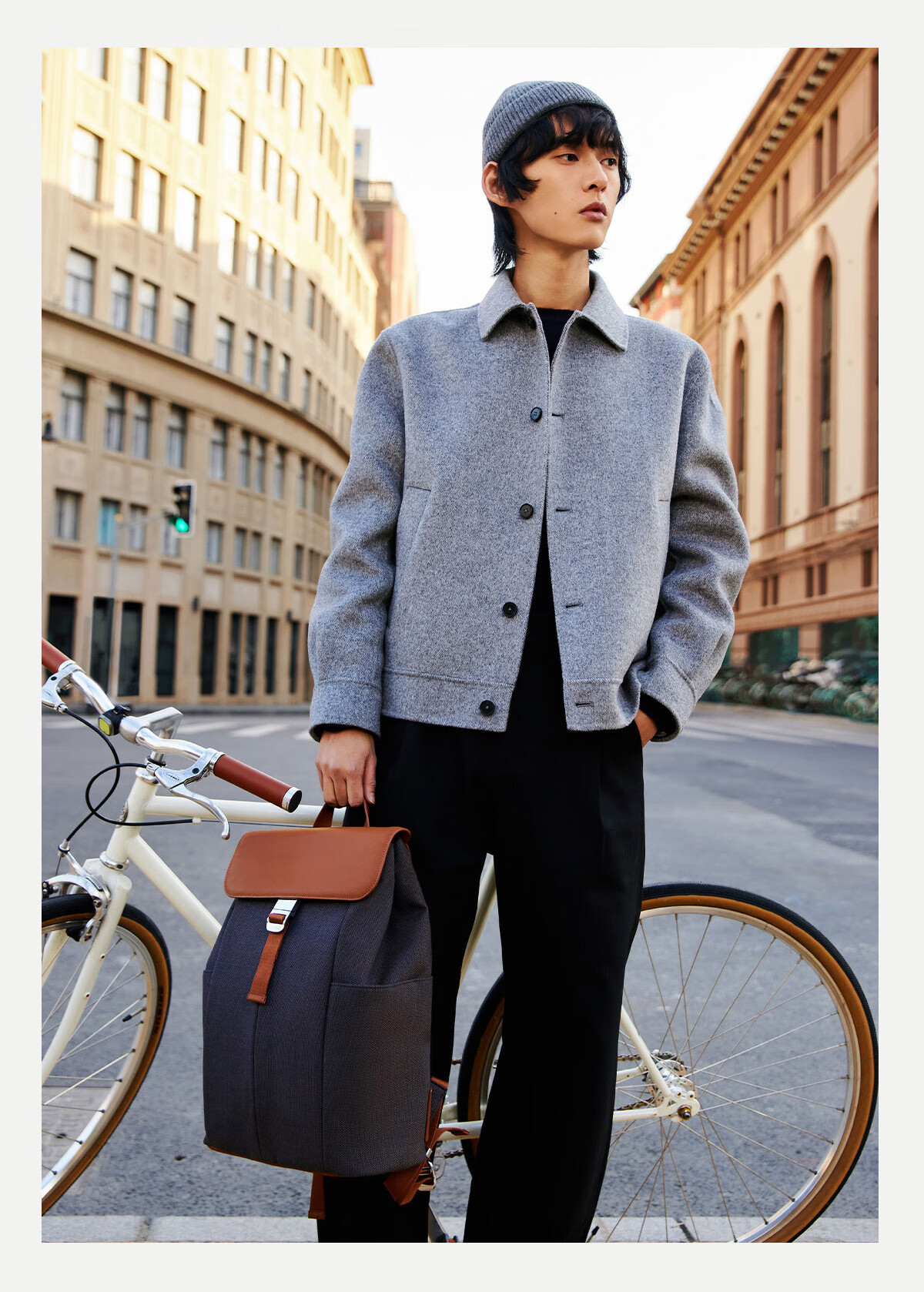 ITO "New Product" PORCINI BACKPACK, Twilight Brown 20L Business Backpack for Men And Women, Laptop Bag for Travel 2