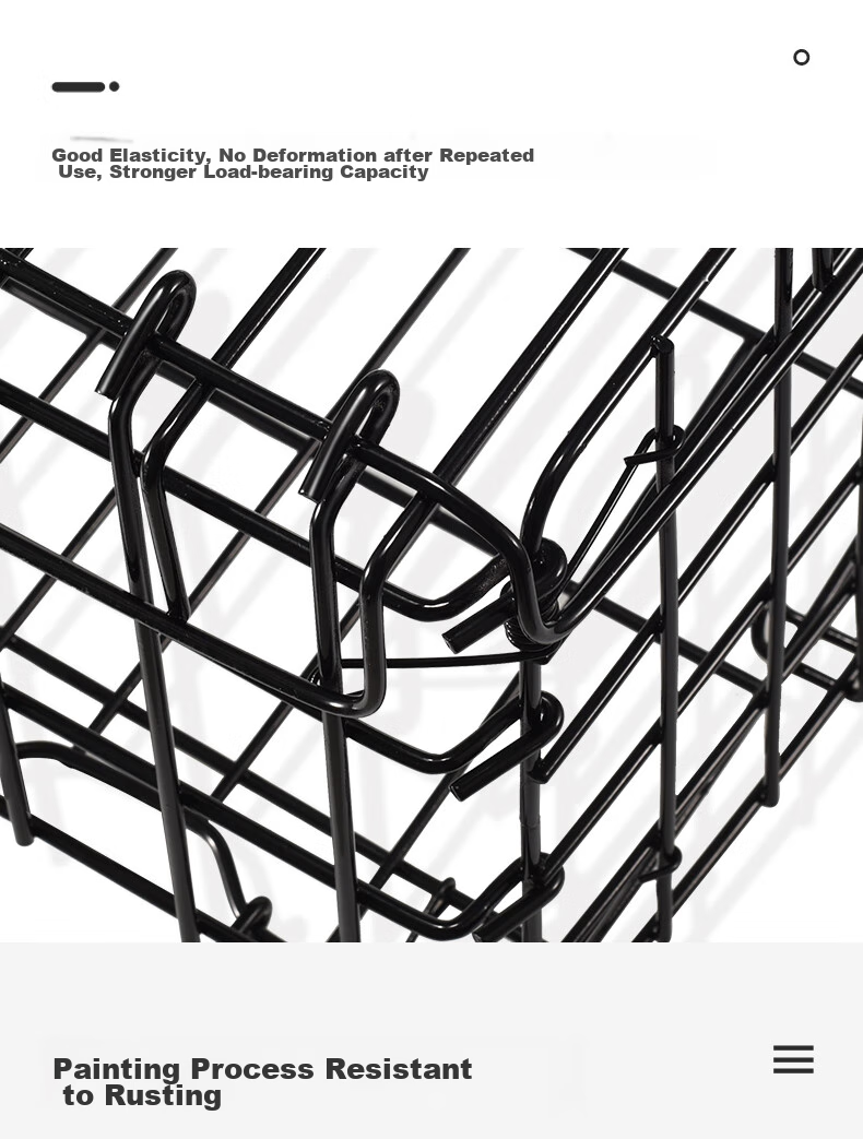 ROGTYO Bicycle Basket, Mountain Bike Front And Rear Basket, Thickened Folding Bike Basket, Bicycle Grocery Basket, Side Hanging Basket 8