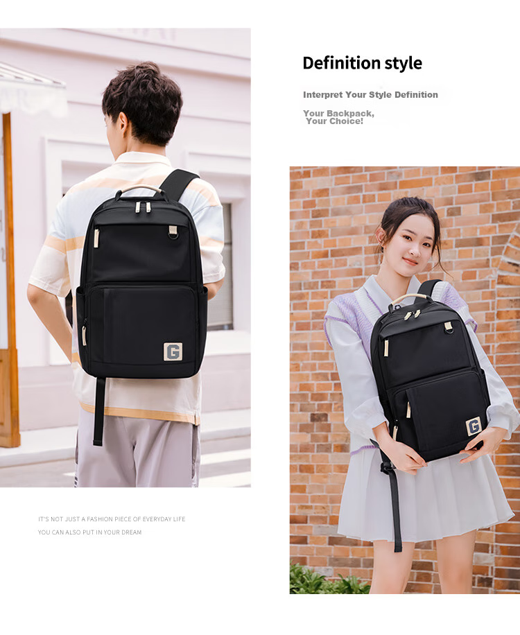 GOLF Backpack for Men And Women, Casual 15.6-Inch Laptop Bag for Middle School, High School And College Students, Travel Backpack 31