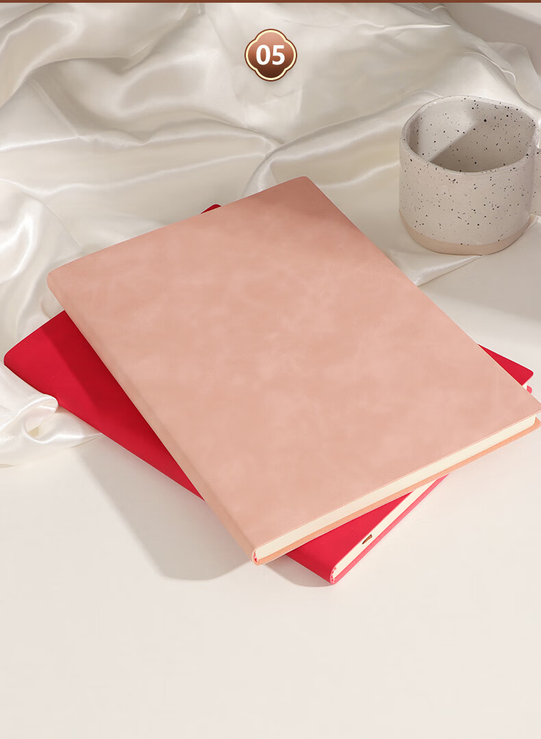 TENGXIONG [Lowest Price Online] Business Notebook A5 Thick B5 Journal, Sheepskin Cover Diary, Soft Cover Notebook for Office Work And Meeting Notes, Customizable Stationery 14