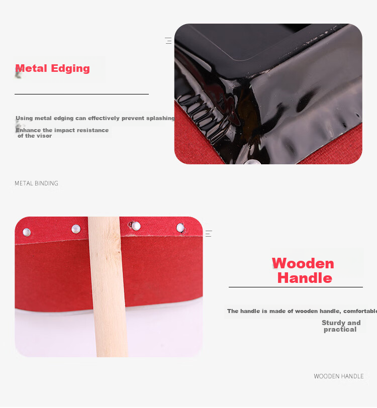 Andatong Welding Protective Mask, Anti-Splatter Pressure-Resistant Mask, Red Steel Paper Mask, Semi-Automatic Handheld Welding Mask [Beijing Warehouse Fast Delivery] External Welding Mask 6