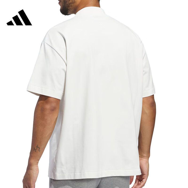 Adidas Unisex Couple Style Fashionable Chapter Comfortable Sports Casual Short-Sleeve T-Shirt XL 13