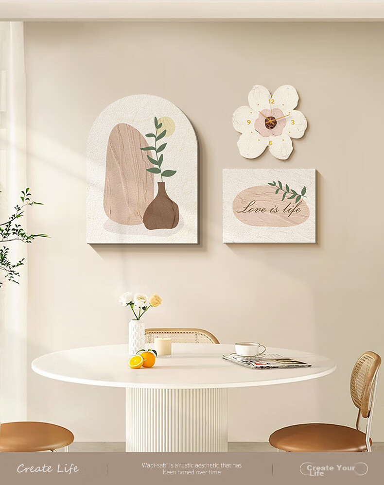 Haojiubujian Modern Minimalist Living Room Decorative Painting, Luxurious High-End Abstract Art Triptych Wall Painting, Sofa Background Wall Hanging Picture 13