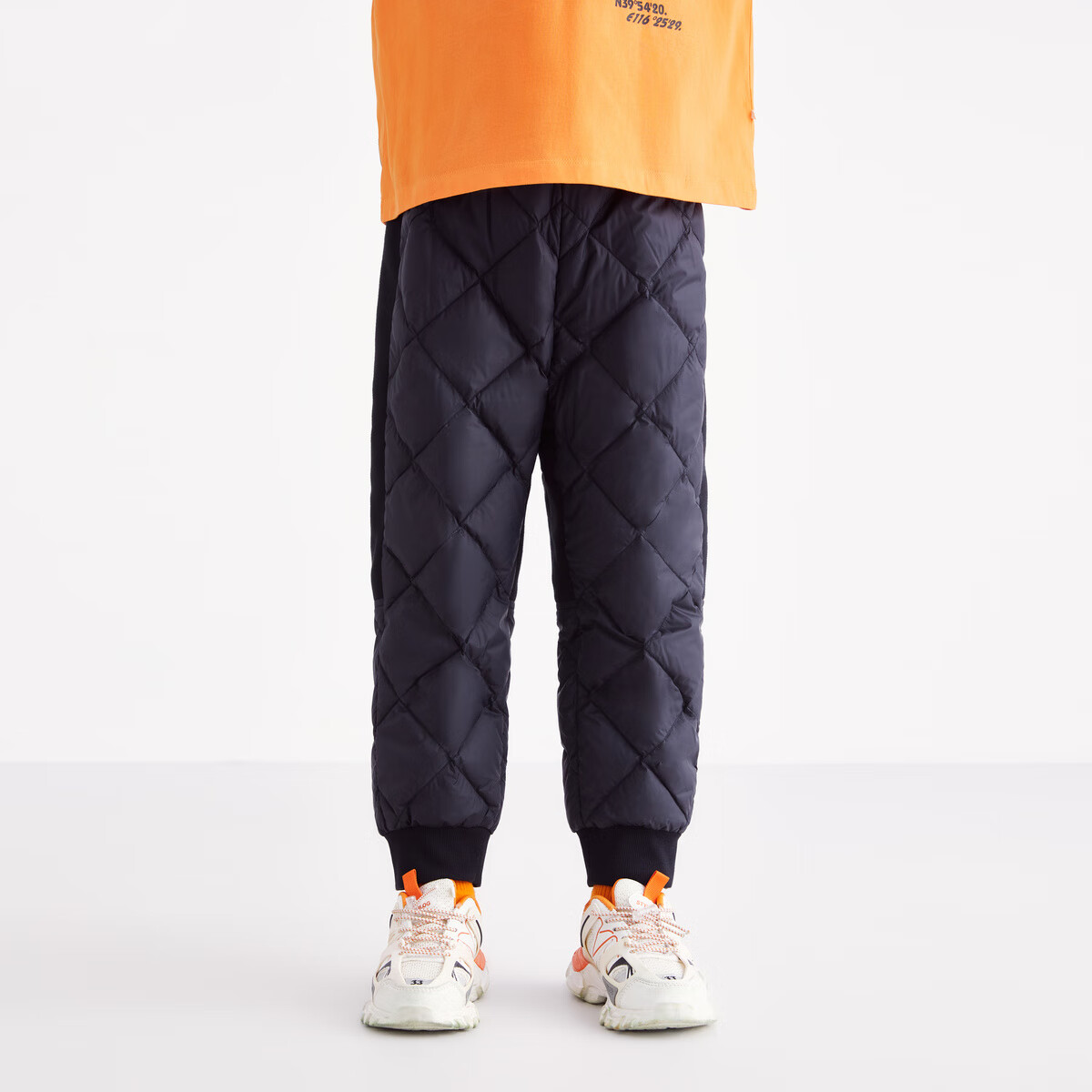 Annil Children's Clothing, Boys And Girls down Pants, 2024 Winter New Style, Black, Size 120