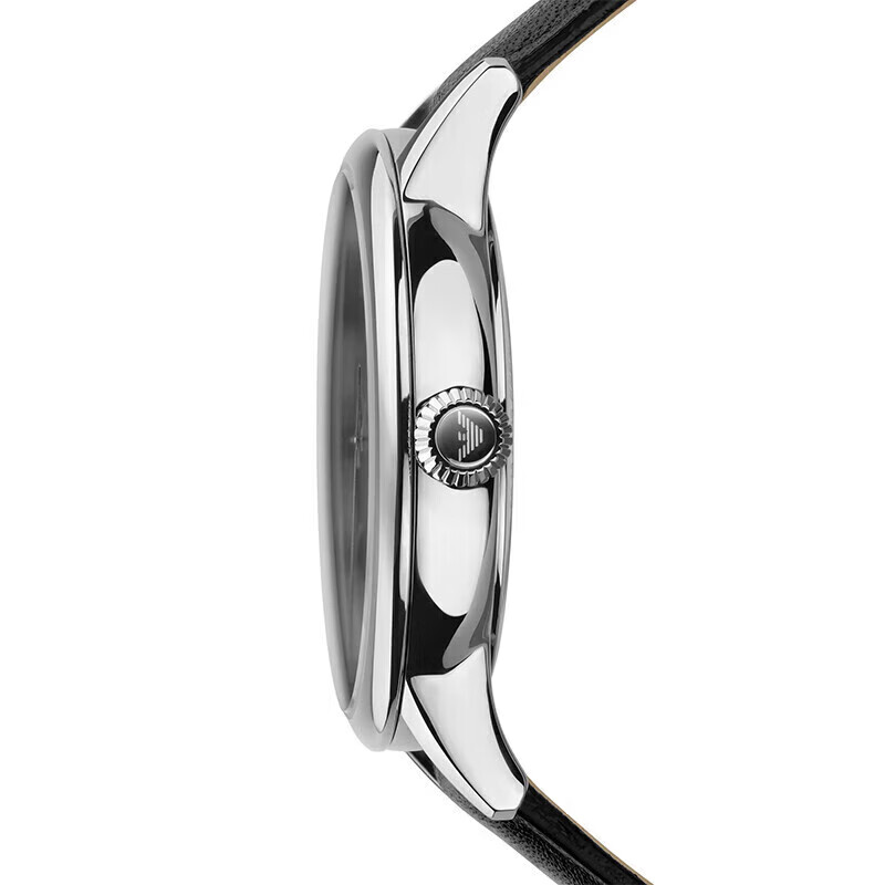 Emporio Armani Men's Simple Business Series Leather Strap Mechanical Watch Swiss Watch Birthday Gift for Boyfriend ARS5100
