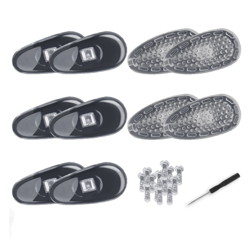 SooGree Eyeglass Nose Pads, Air Cushion Bag, Rubber-Coated Metal Core, Comfortable Non-Slip Accessories, Repair Tool Kit GP005 Back to School