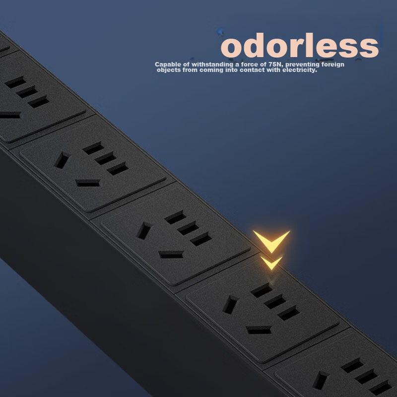 Santuo PDU Cabinet Power Socket, 8-Outlet 10A Power Strip with Switch, New National Standard High-Power Industrial Server Room Cabinet Dedicated Multifunctional Power Strip TS8012 2