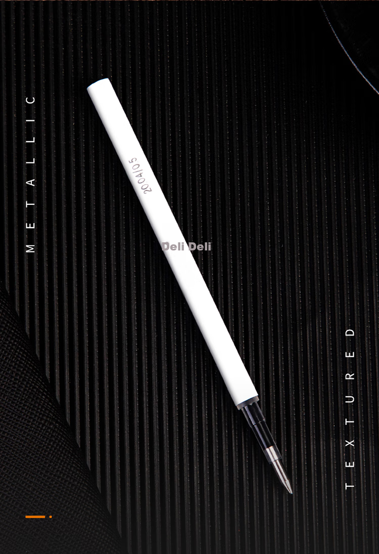 Deli [Best-Selling Product], Rotating Neutral Pen Refill, S99 Signature Pen Dedicated Refill, 0.5mm Black, 3 Pieces/box, S210 7