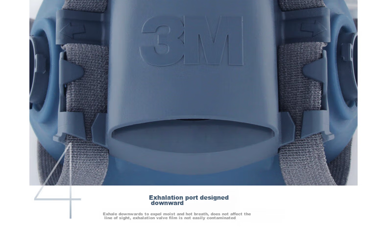 3M Dust Mask 7502 + 2097, Welding Smoke-Proof Activated Carbon Face Mask, Industrial Dust Filter Cotton, Firefighting Mask 12