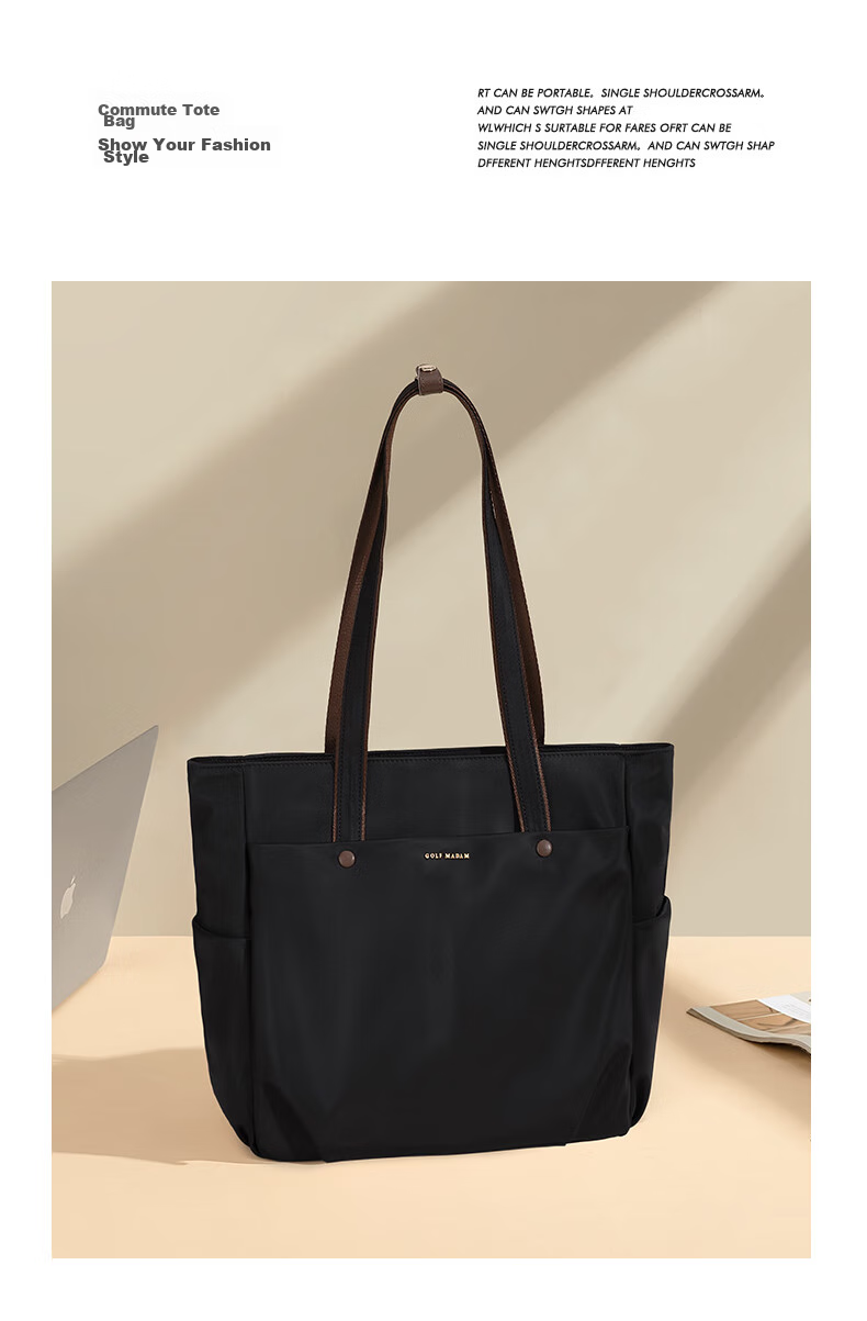 GOLF Shoulder Bag, Women's Handbag, Large Capacity 15-Inch Laptop Tote Bag, High-End Feel, Suitable for School And Commuting, Ladies' Purse 28