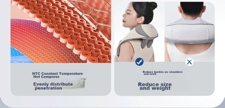 Haier Cervical Massager Shoulder Massage Shawl Neck and Shoulder Trapezius Lumbar Massager Practical Birthday Gift for Parents and Partners HHZ-J503Z-Max 4