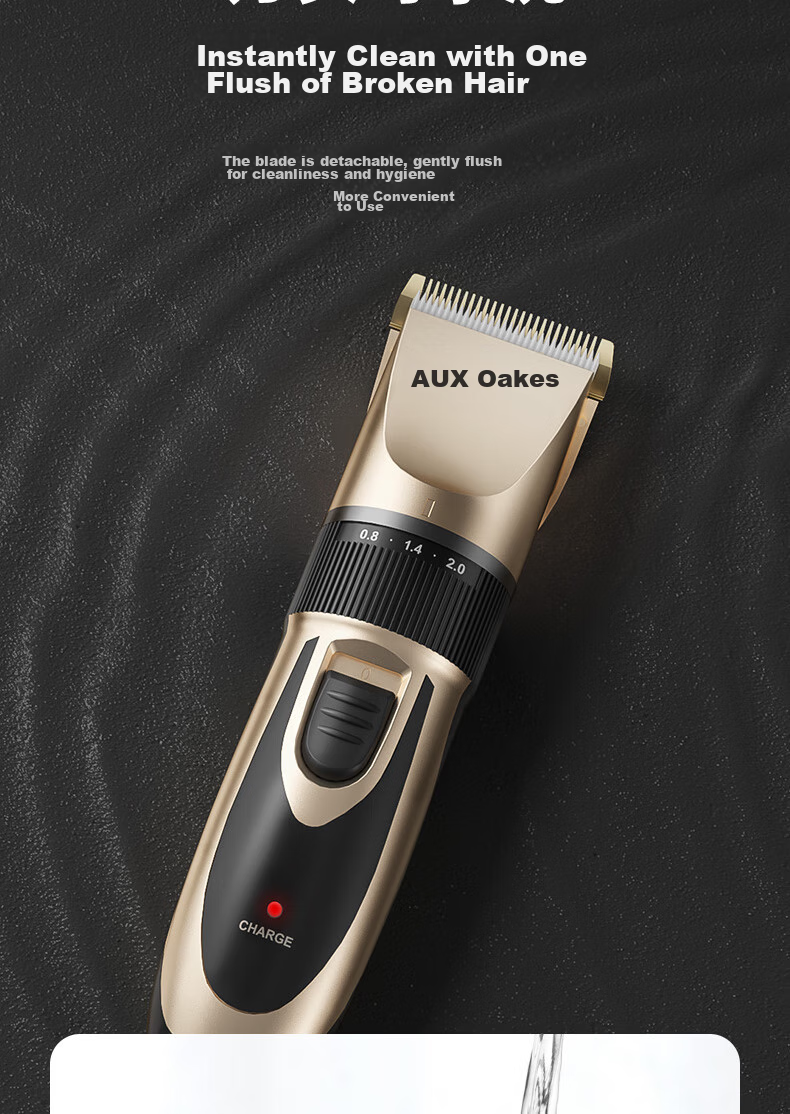 AUX Electric Hair Clipper for Adults, Electric Trimmer, Electric Hair Cutting Machine, Shaver for Children And Babies, Haircutting Tool Set, X1 Premium Configuratio 16