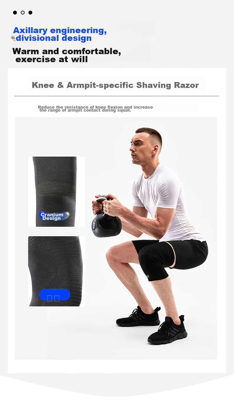 LP Sports Knee Brace for Basketball, Running, Badminton, Hiking, Meniscus Protection, Patella Support Knee Guard, Unisex 8