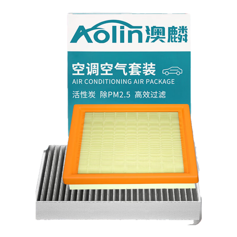 AOLIN Dual Filter Set Air Conditioning Filter + Air Filter for 2017-2018 Chevrolet Malibu (1.5T)