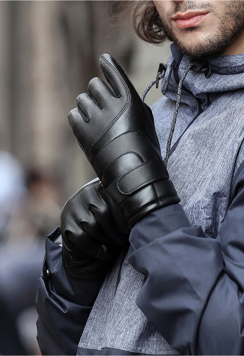 Cavalry Winter Cycling Ski Gloves for Men And Women, Motorcycle Windproof Electric Bike Touchscreen Cold-Proof Warm Gloves 2