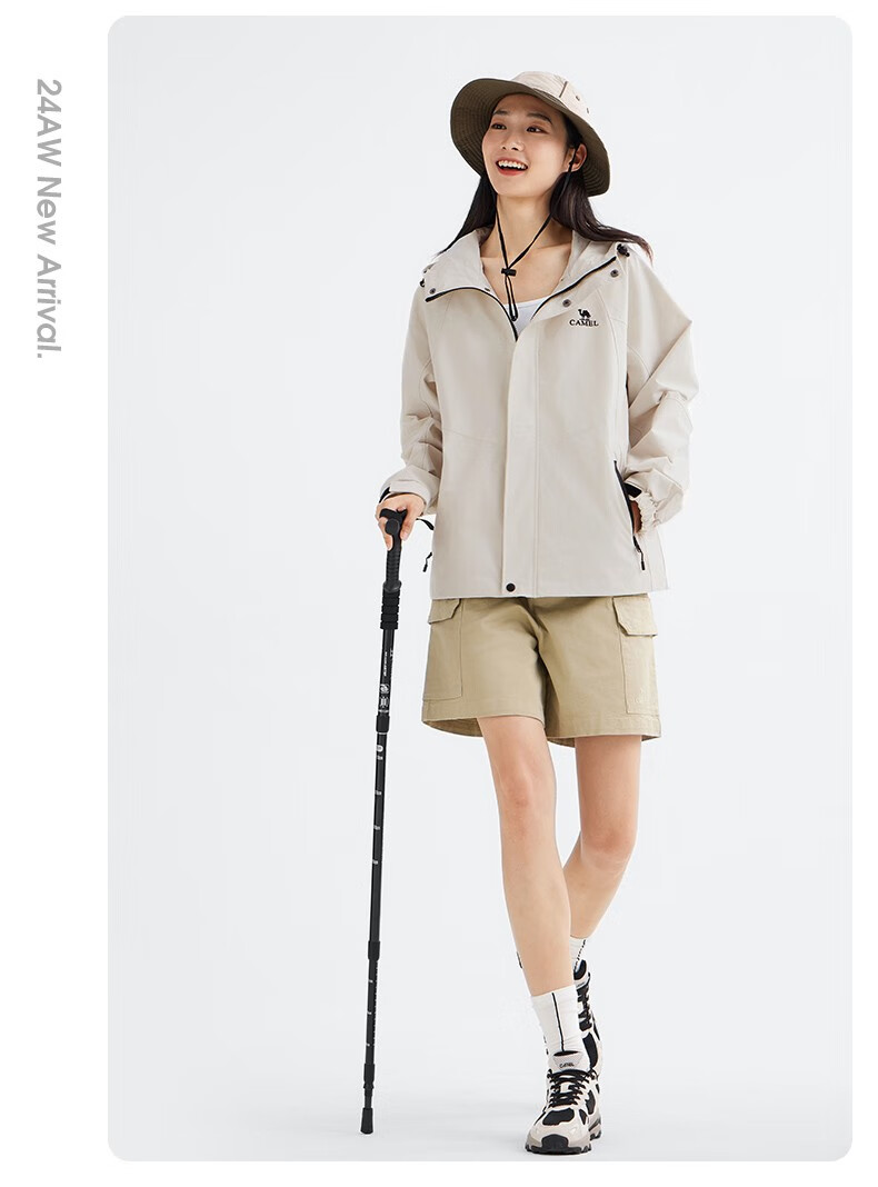 CAMEL Mountain And Sea Jacket for Men And Women, Trendy Windproof Casual Sports Outdoor Hiking Coat for Spring And Autumn M13CA6V040 29