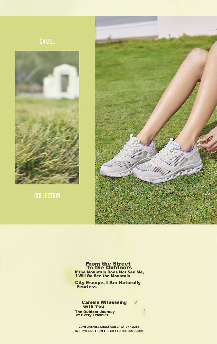 CAMEL Perforated Shoes, Summer Mesh Breathable Casual Shoes, Non-Slip Hollow Hiking Sneakers for Men And Wome 7