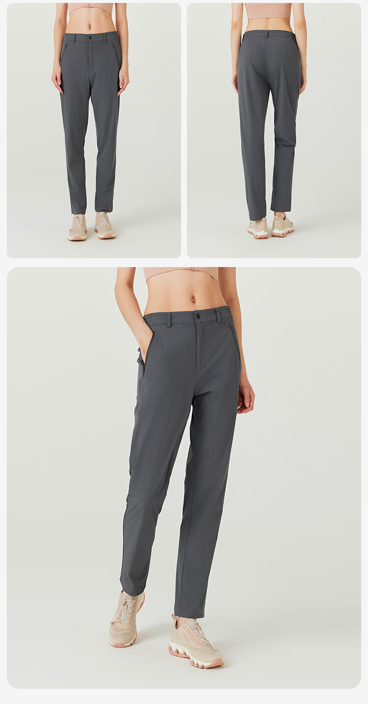 NORTHLAND Women's Quick-Dry Long Pants, Outdoor Breathable Comfortable Moisture-Wicking Casual Trousers for Wome 9