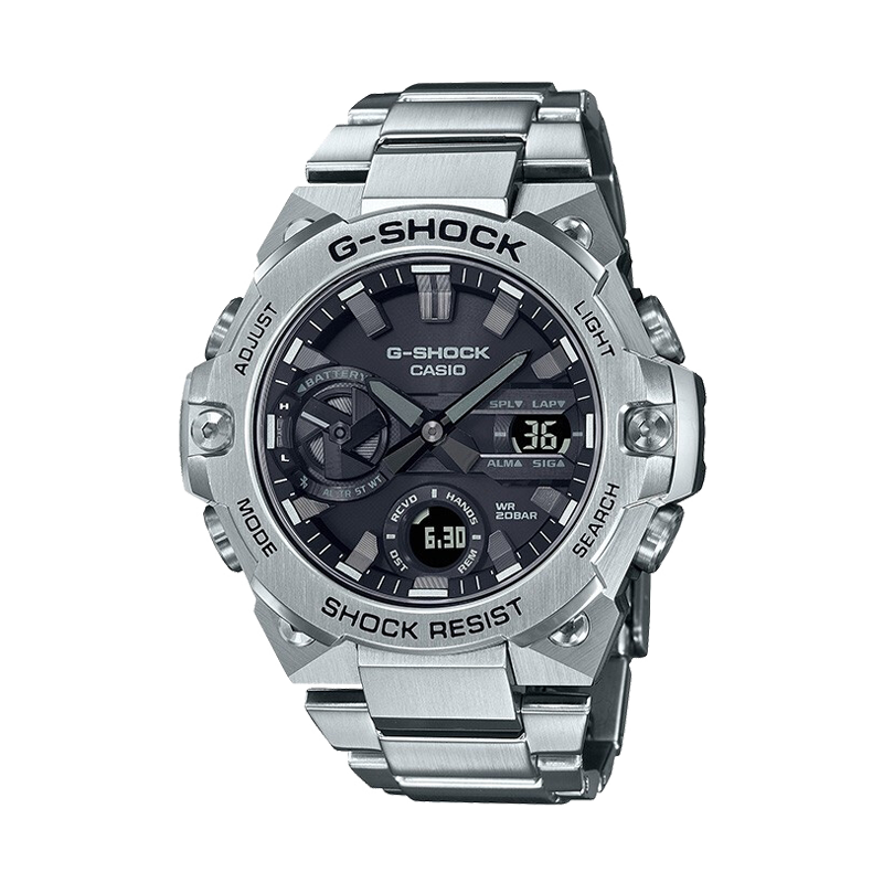Casio Men's G-SHOCK Watch, Steel Resilient Heart Sports Digital Japanese/Korean Style Watch, Gift for Boyfriend, GST-B400D