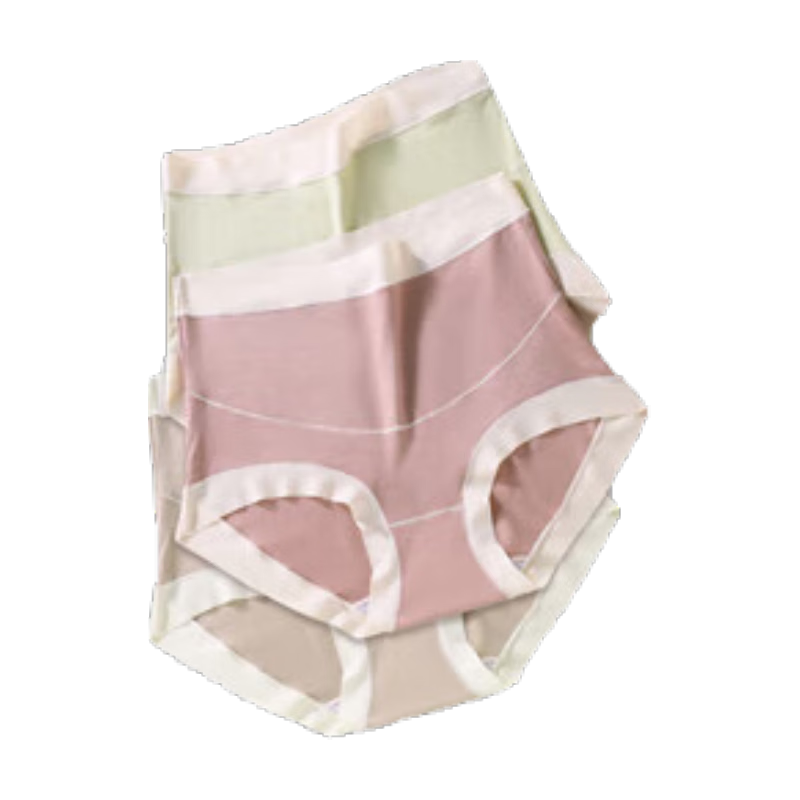 Aibaoshi Maternity Underwear, High-Waist Pure Cotton Crotch, Breathable And Comfortable, Belly Support for Pregnant Women, 3-Pack M632 XXL